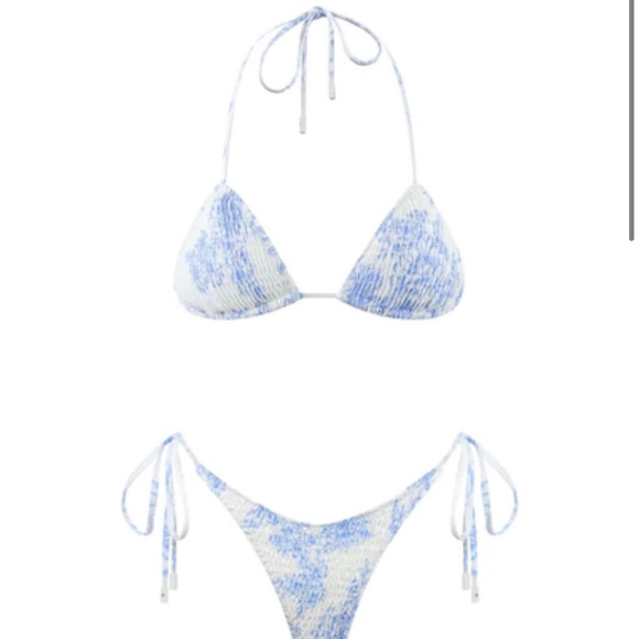 triangl swimwear Other - triangl vinca indigo bikini set!!